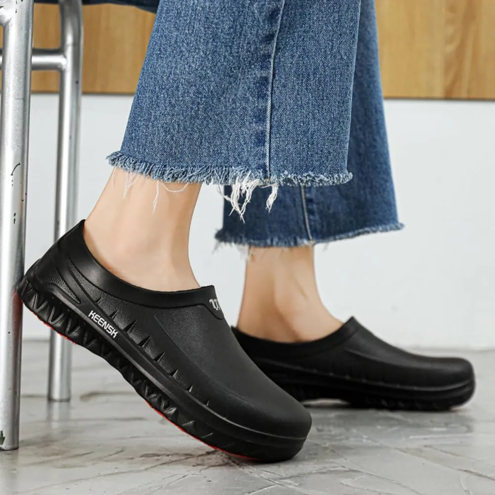 Armadillo Chef Shoes Men Lightweight Non-Slip Oil Waterproof Armadillo Clogs Women Nursing Work Shoes with Arch Support