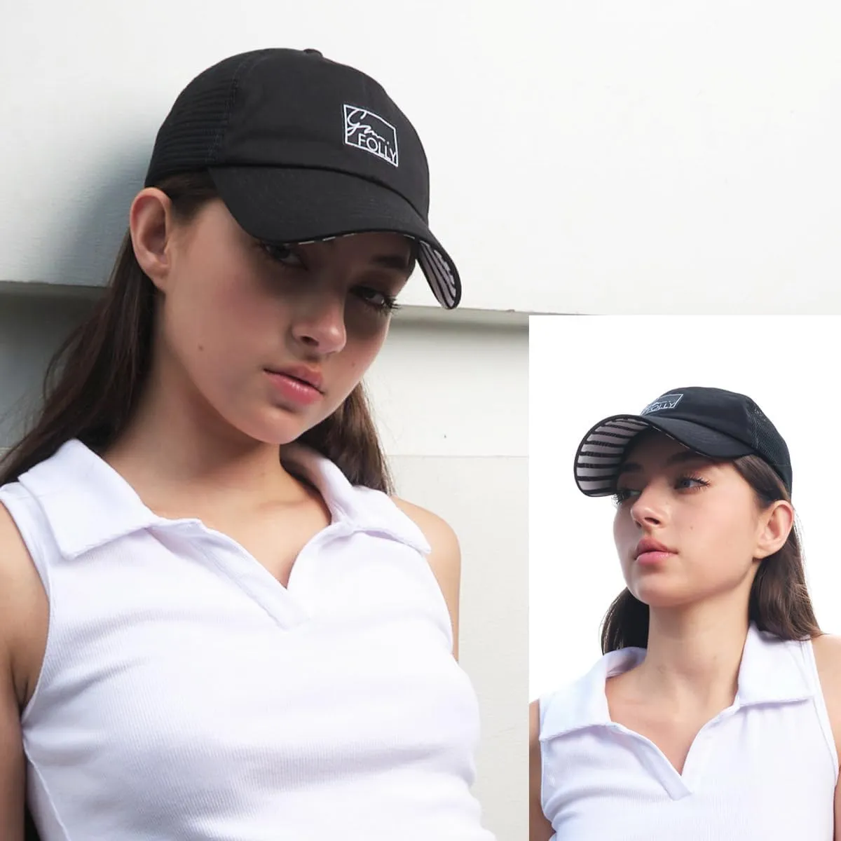 Baseball Cap for Women in Cute Dad Hat Design with Mesh to Stay Cool at The Beach in Summer