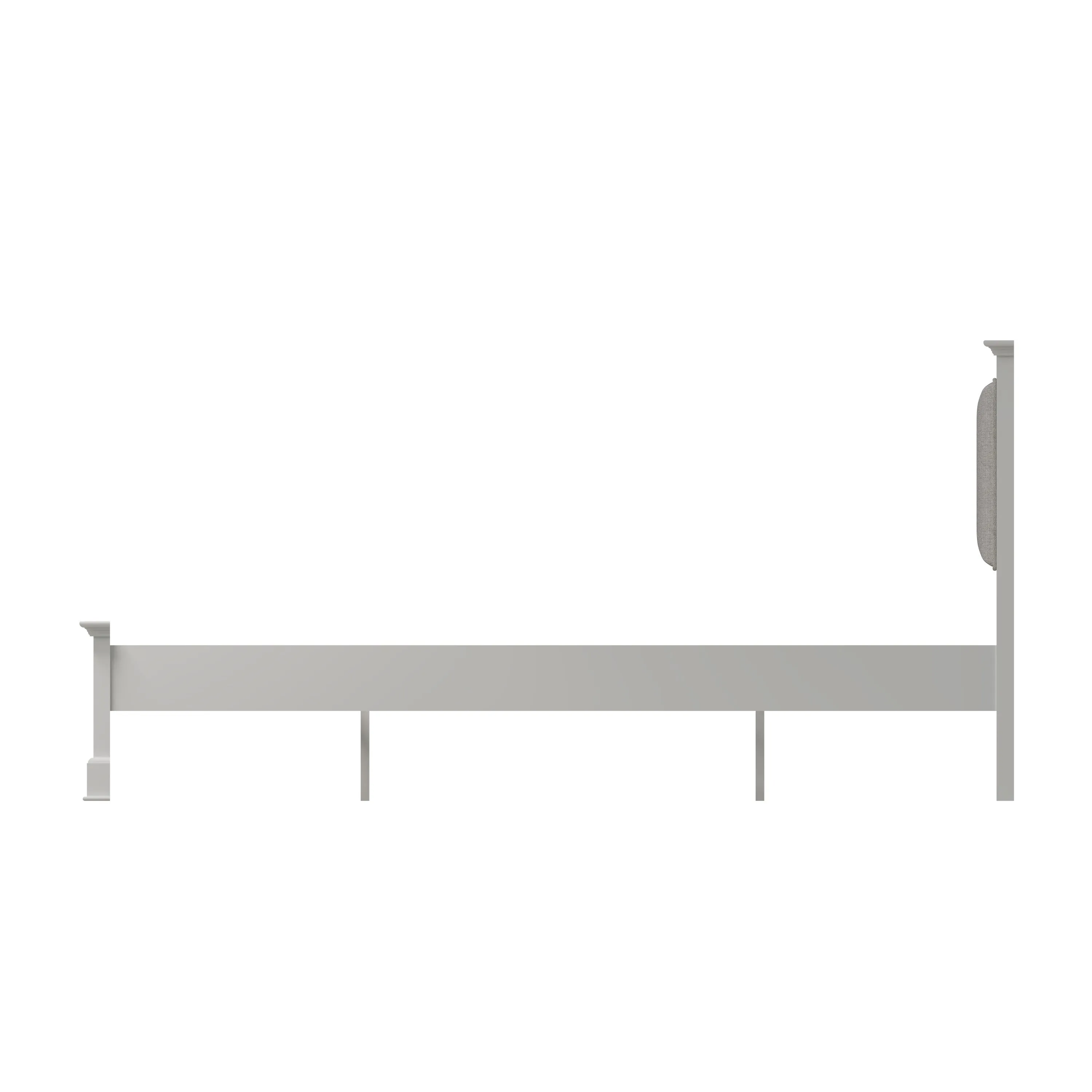 Bia White King Size Bed Frame