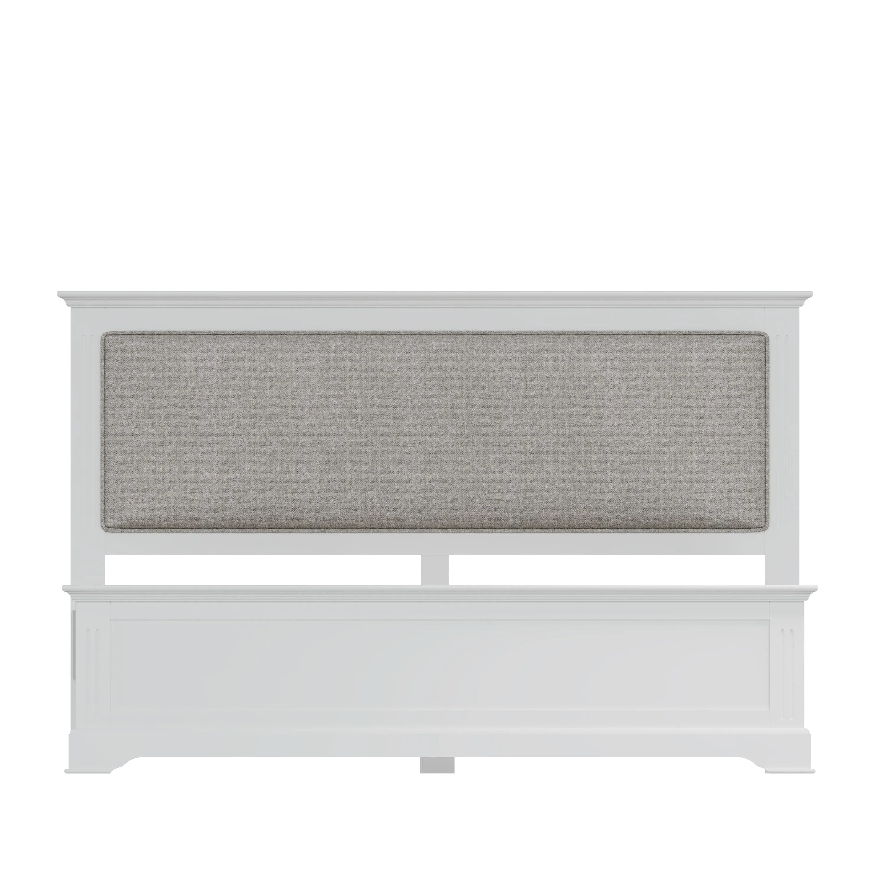 Bia White King Size Bed Frame