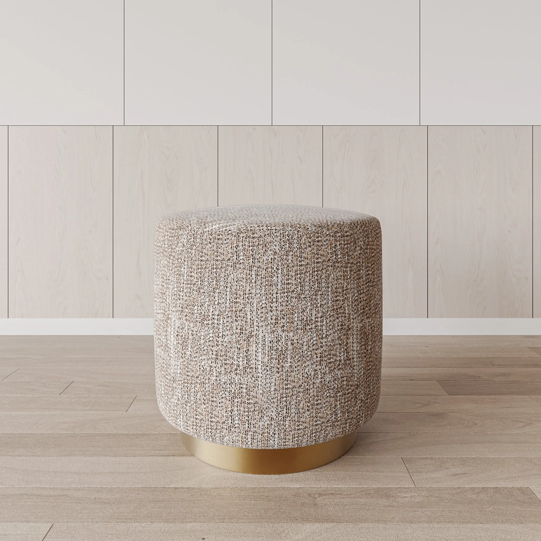 BIG BOY DARK CHENILLE OTTOMAN