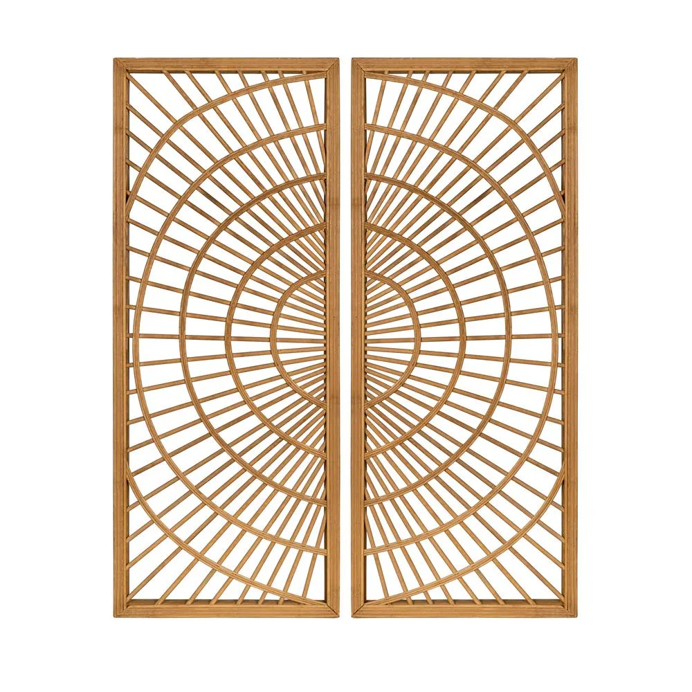 Biophilic Design Home Decor Natural Wood Wall Panel Set