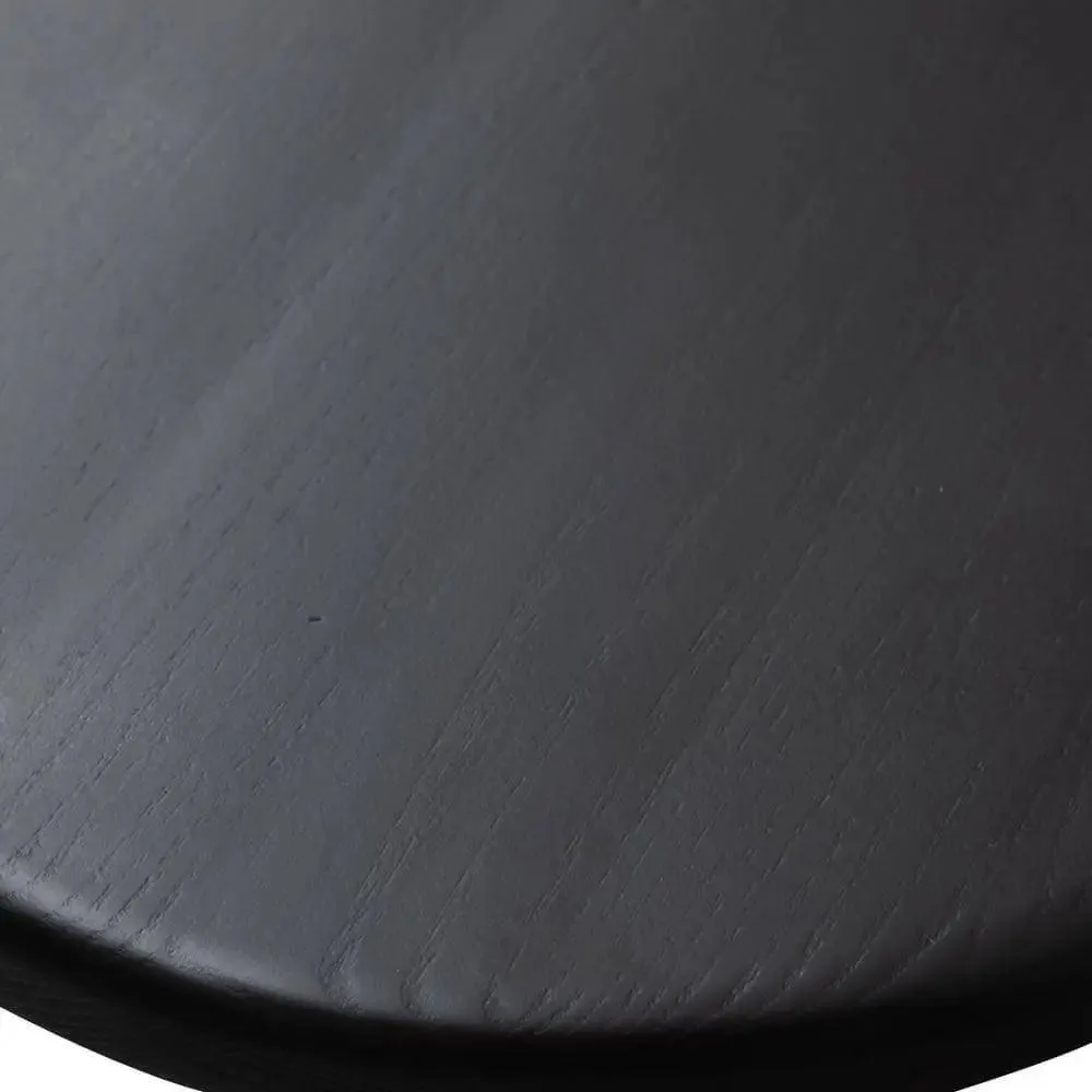 Calibre Black Timber Seat Bar Stool - Black Frame BS2471-NH