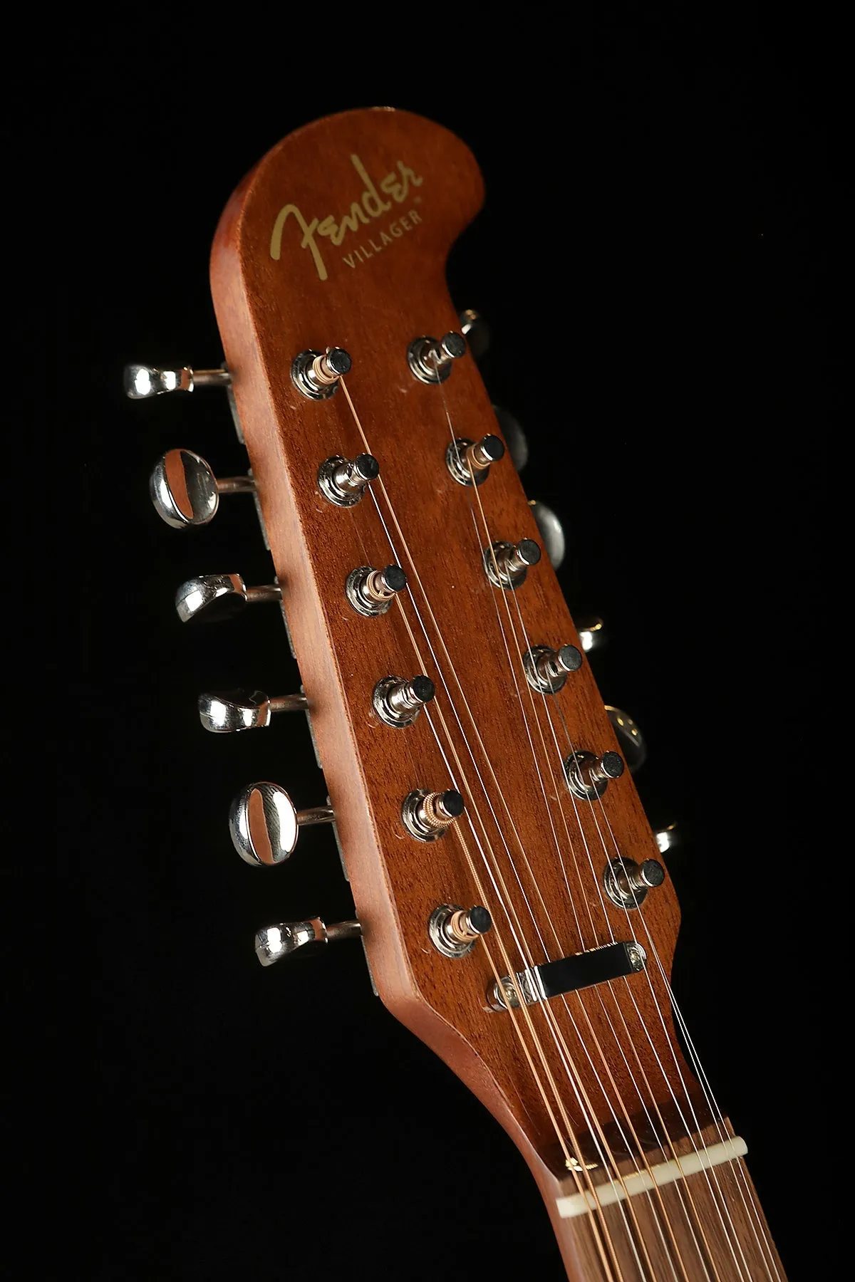 Fender Villager 12-String Walnut 'Aged Natural' Acoustic Electric Guitar