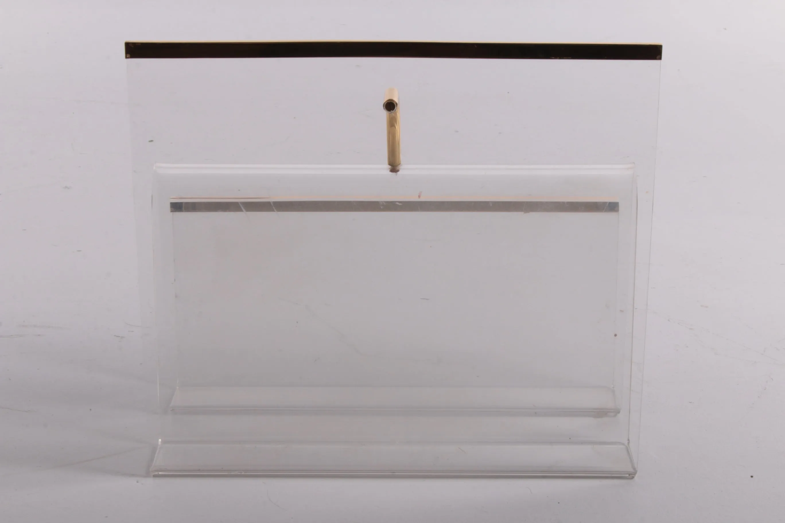 Hollywood regency Plexiglas warehouse rack 1970s Italy