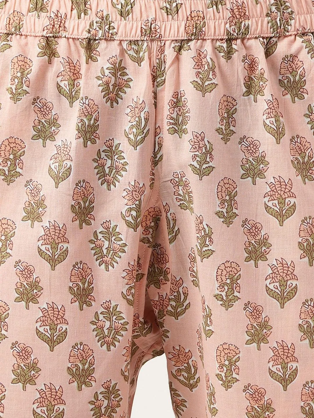 Jashvi Soft Pink Printed Loungewear/Nightwear