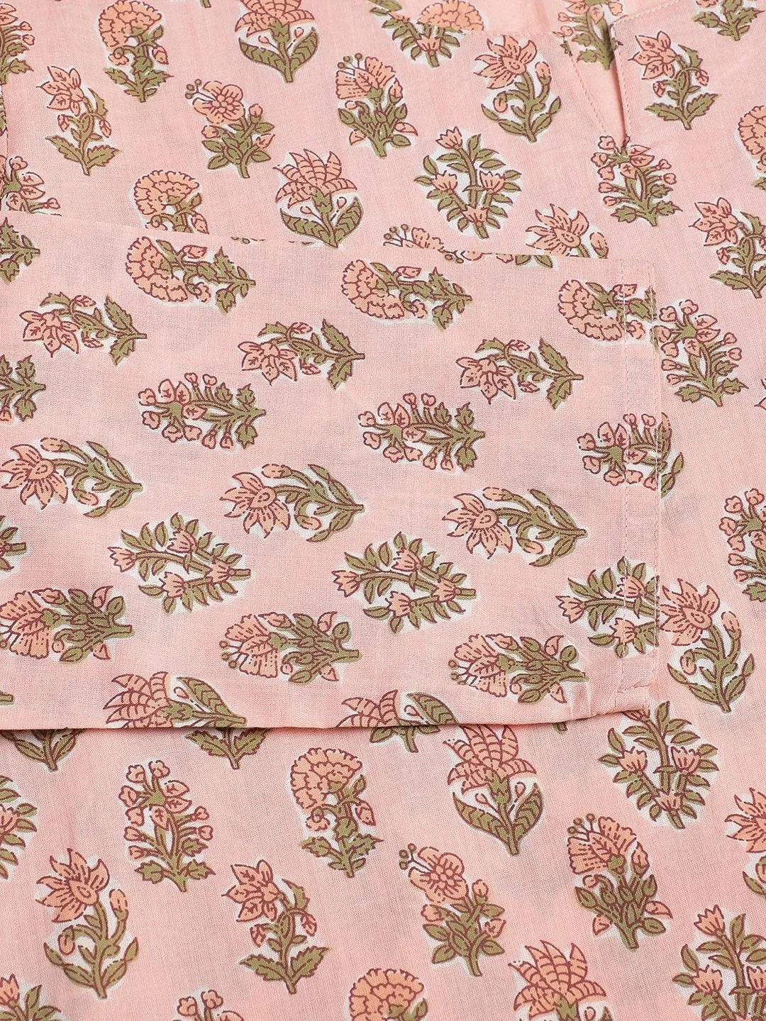 Jashvi Soft Pink Printed Loungewear/Nightwear