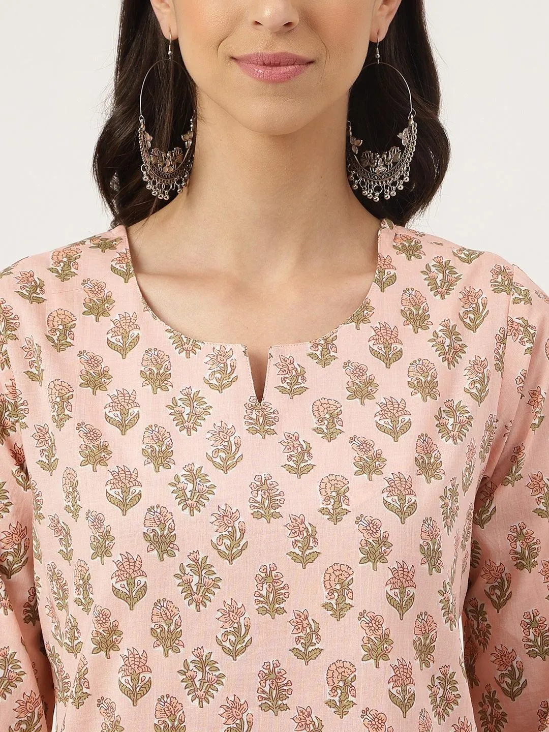 Jashvi Soft Pink Printed Loungewear/Nightwear