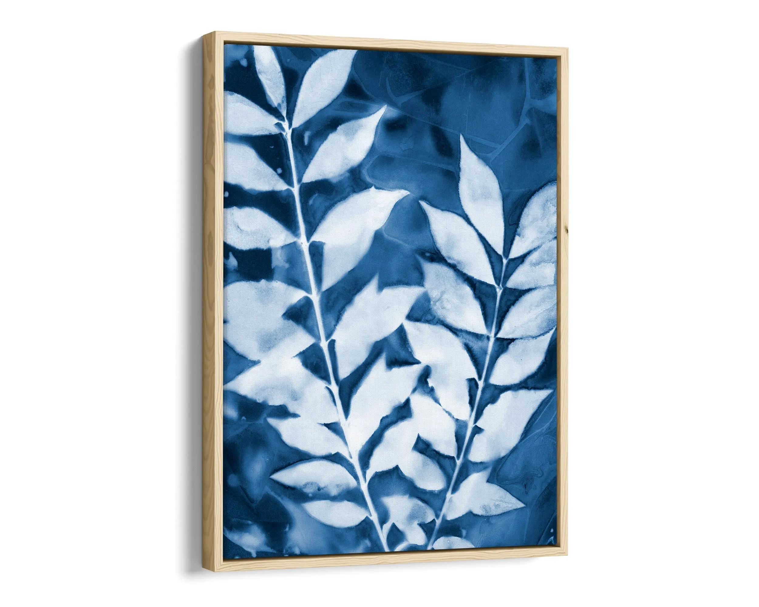 Leafy Branches Cyanotype