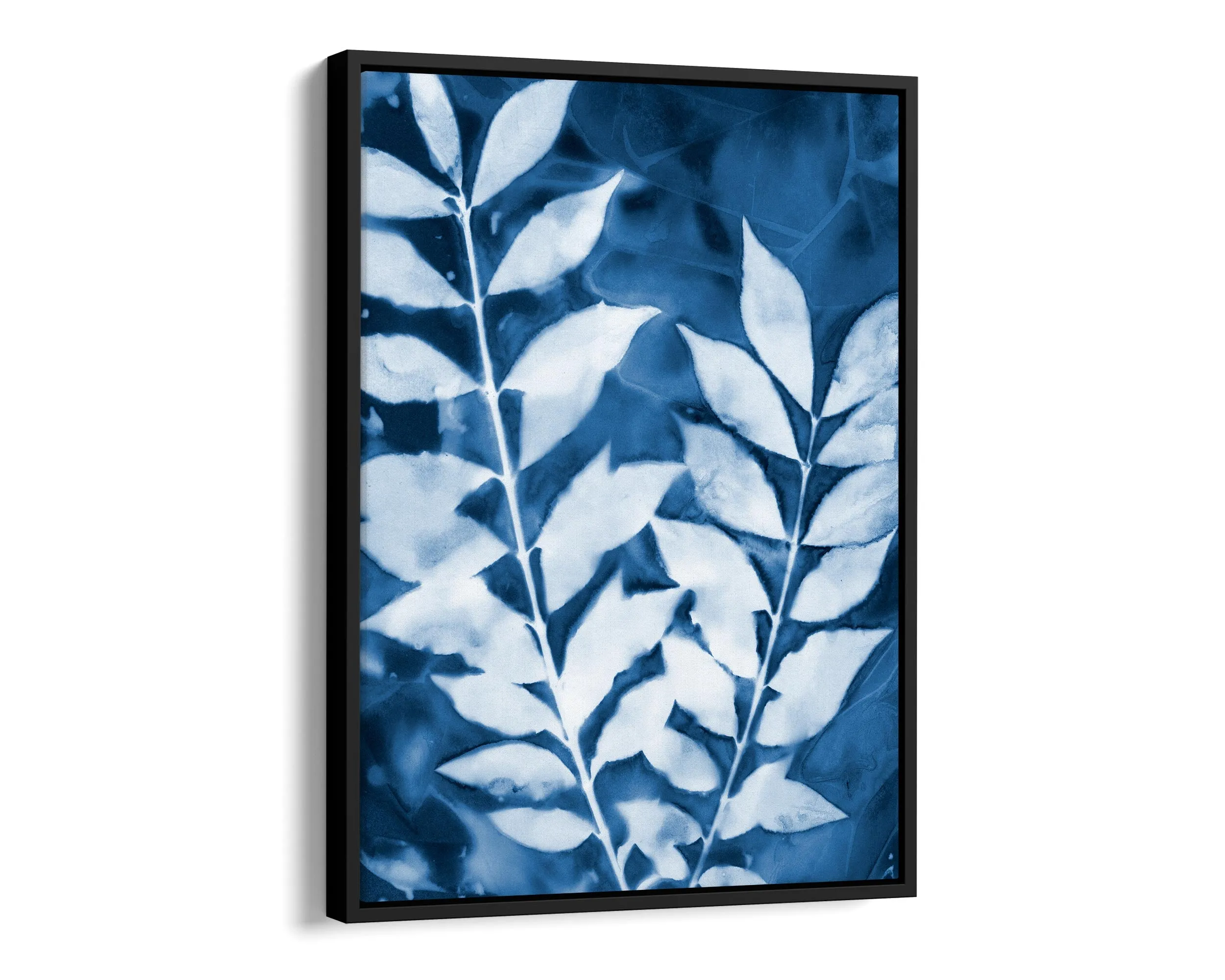 Leafy Branches Cyanotype