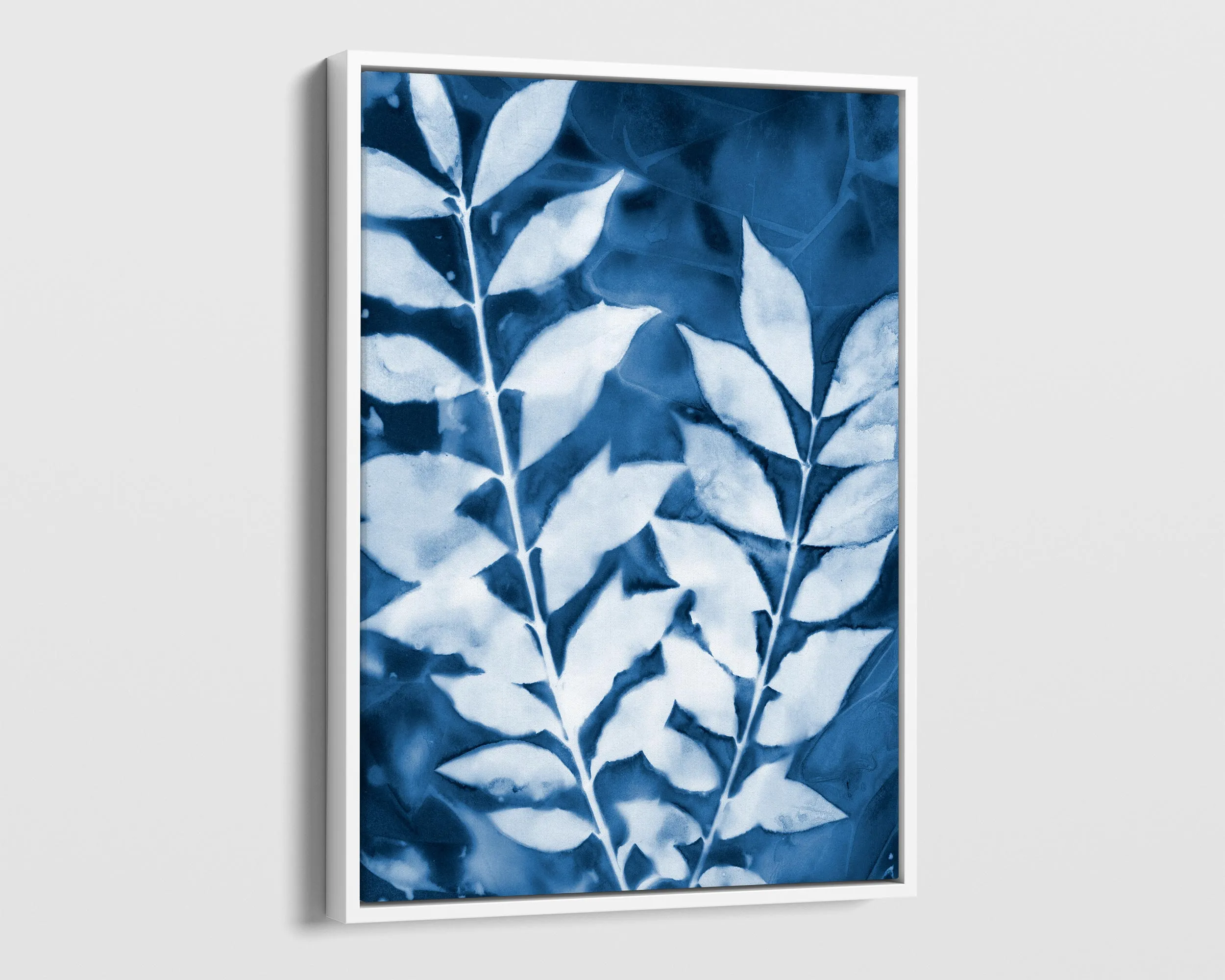 Leafy Branches Cyanotype