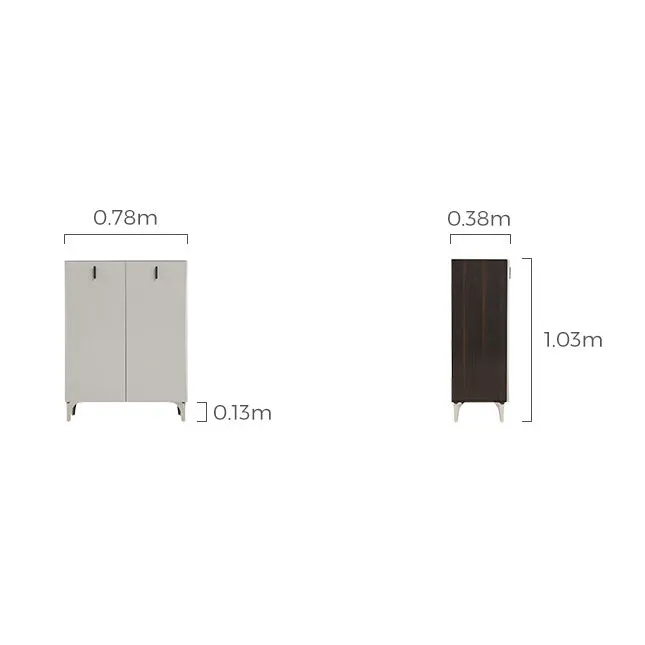 LENNON Tempered Glass Shoe Cabinet
