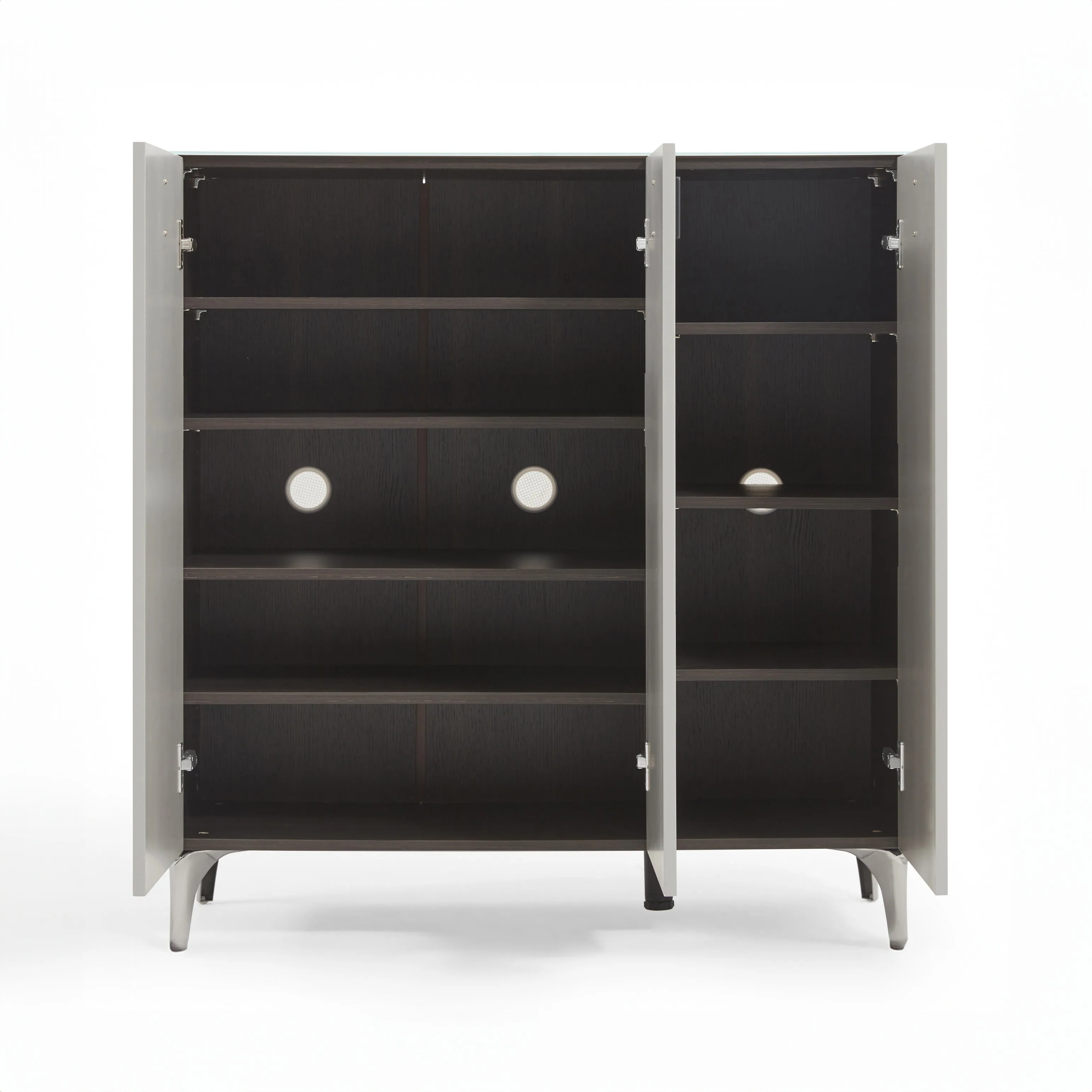 LENNON Tempered Glass Shoe Cabinet