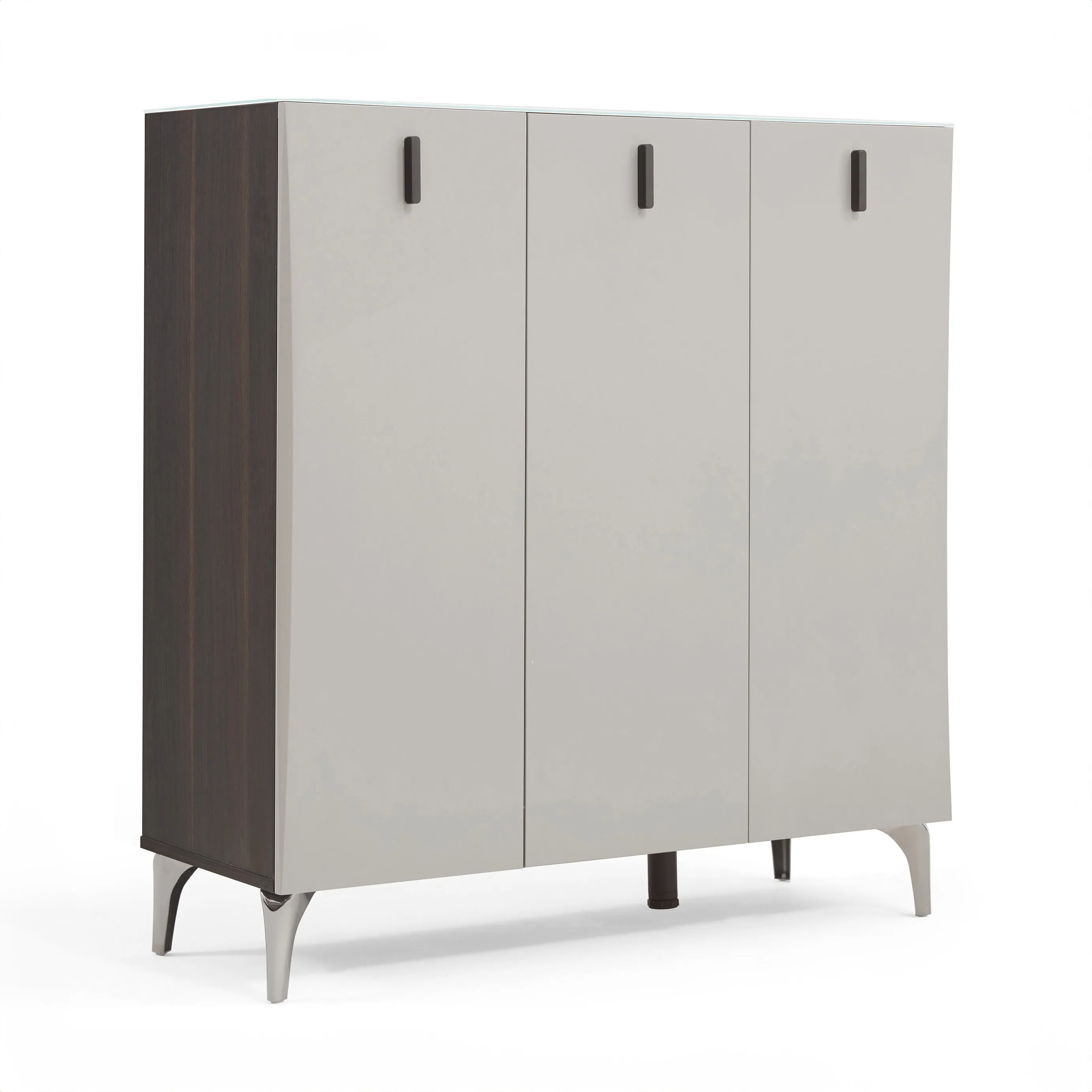 LENNON Tempered Glass Shoe Cabinet