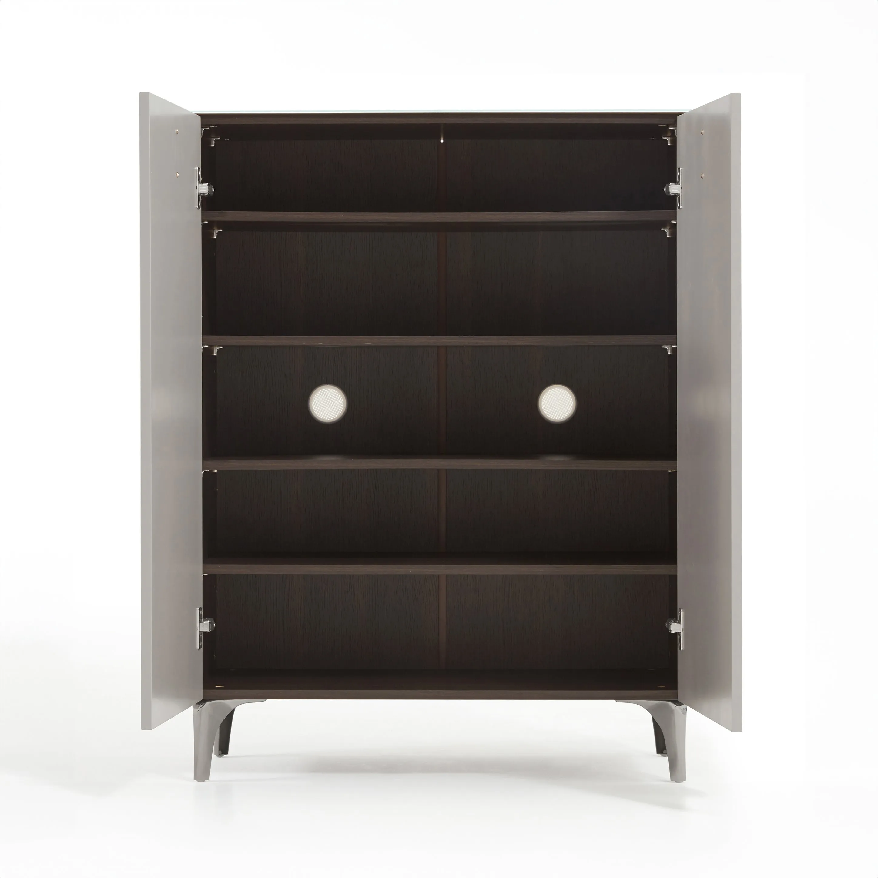 LENNON Tempered Glass Shoe Cabinet