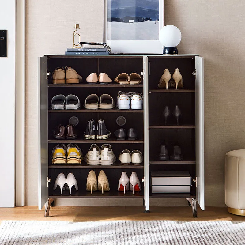 LENNON Tempered Glass Shoe Cabinet