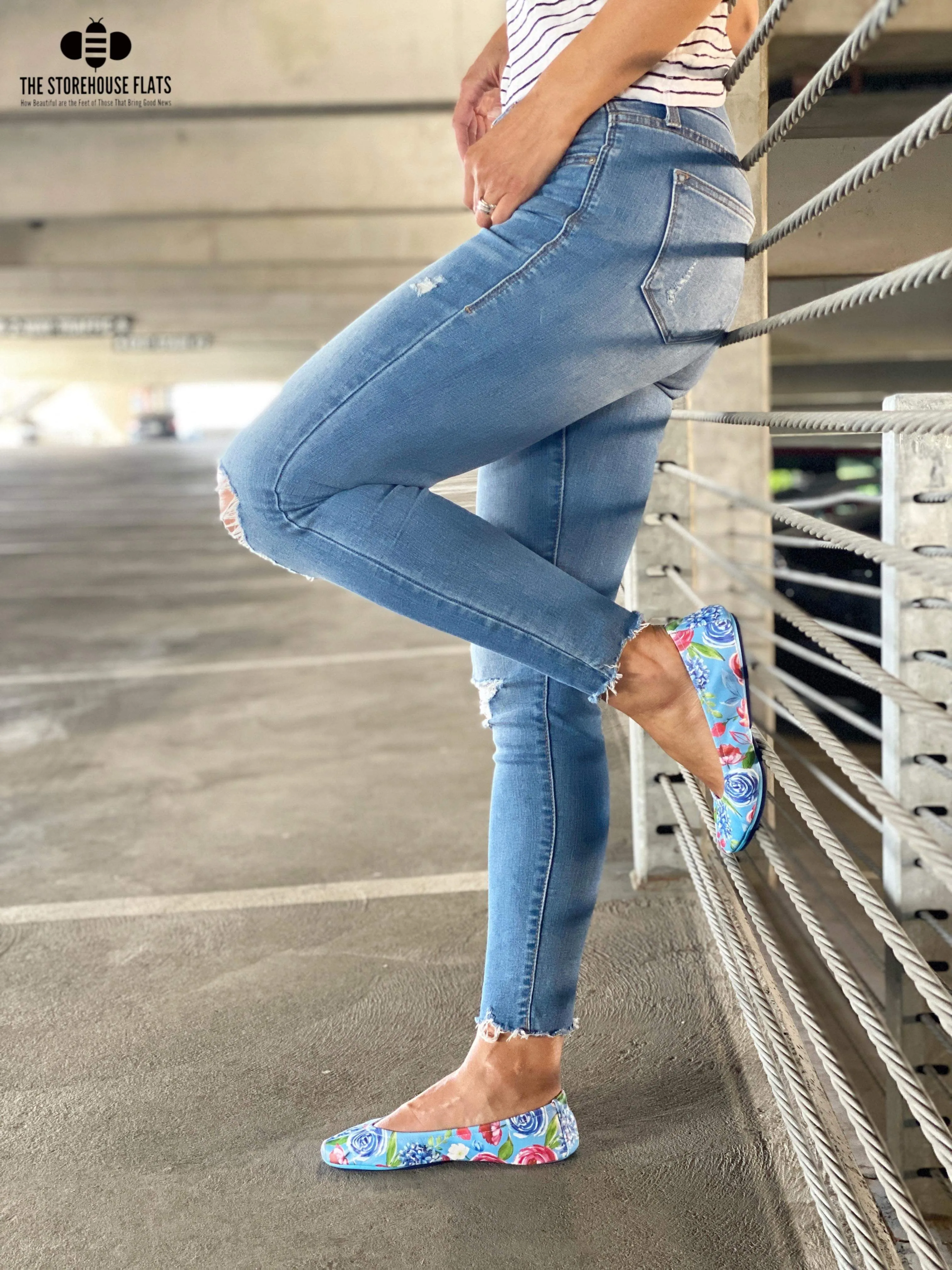 Light Blue Freedom Floral