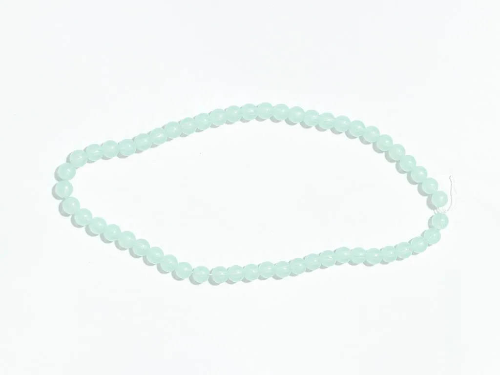 Light Blue Transparent Circular Plastic Beads - 10 mm