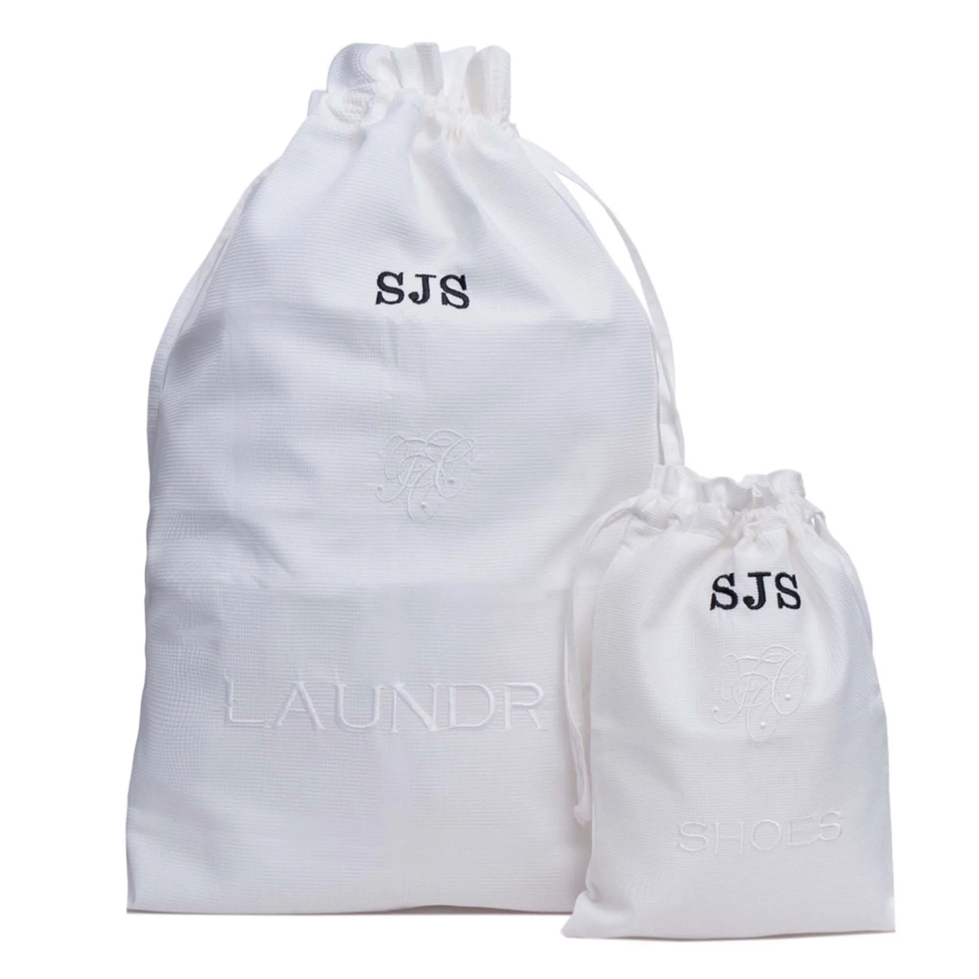 Motif Personalised Luxury Waffle Laundry, Hairdryer and Shoe Bag Collection