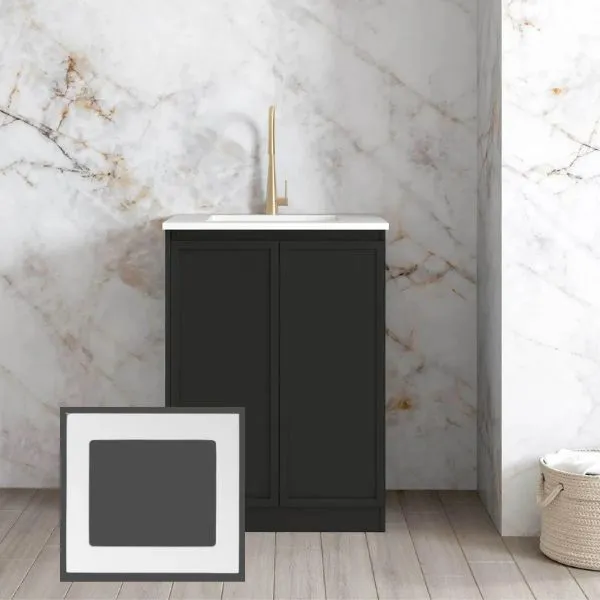Otti Hampshire Black 650mm Mini Laundry