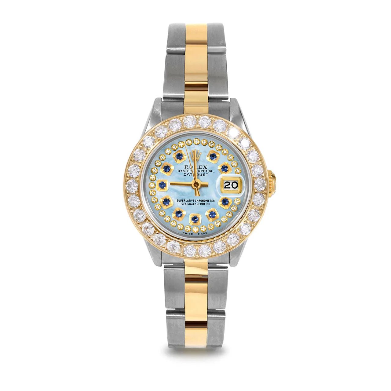 Rolex Datejust 26mm | 69173-LBMOP-STRS-2CT-OYS
