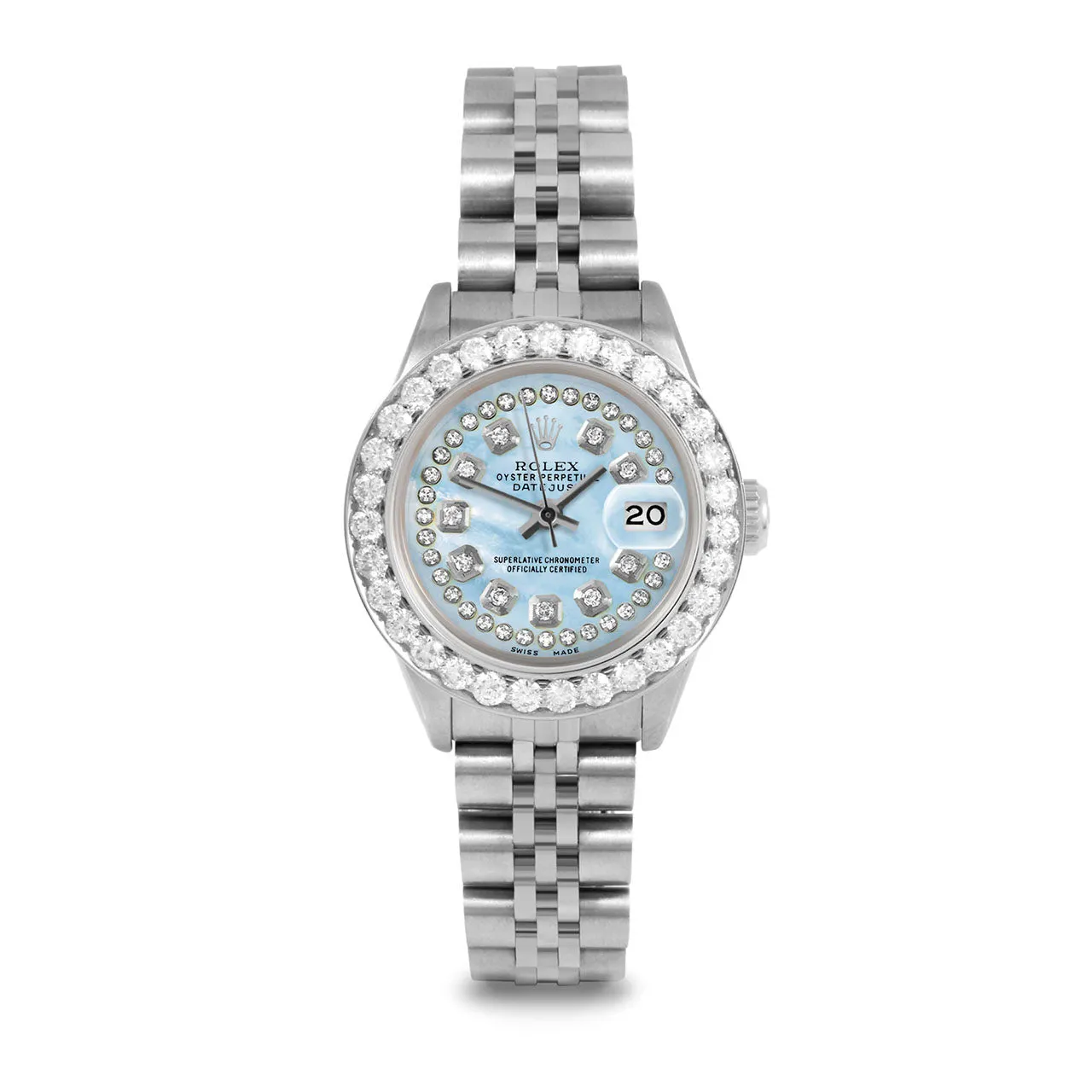 Rolex Datejust 26mm | 69174-LBMOP-STRD-2CT-JBL