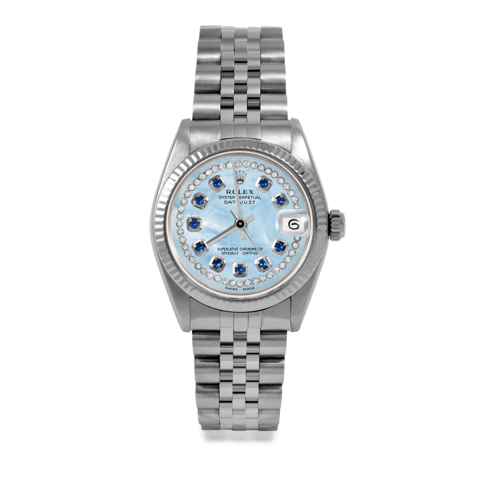 Rolex Datejust 31mm | 6827-SS-LBMOP-STRS-FLT-JBL