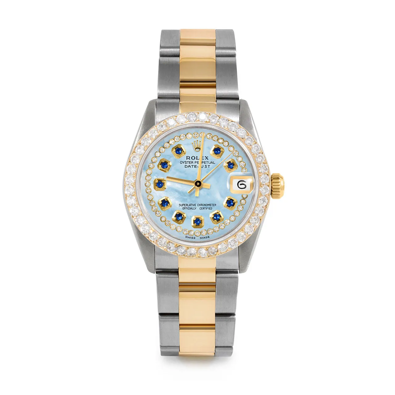 Rolex Datejust 31mm | 6827-TT-LBMOP-STRS-2CT-OYS