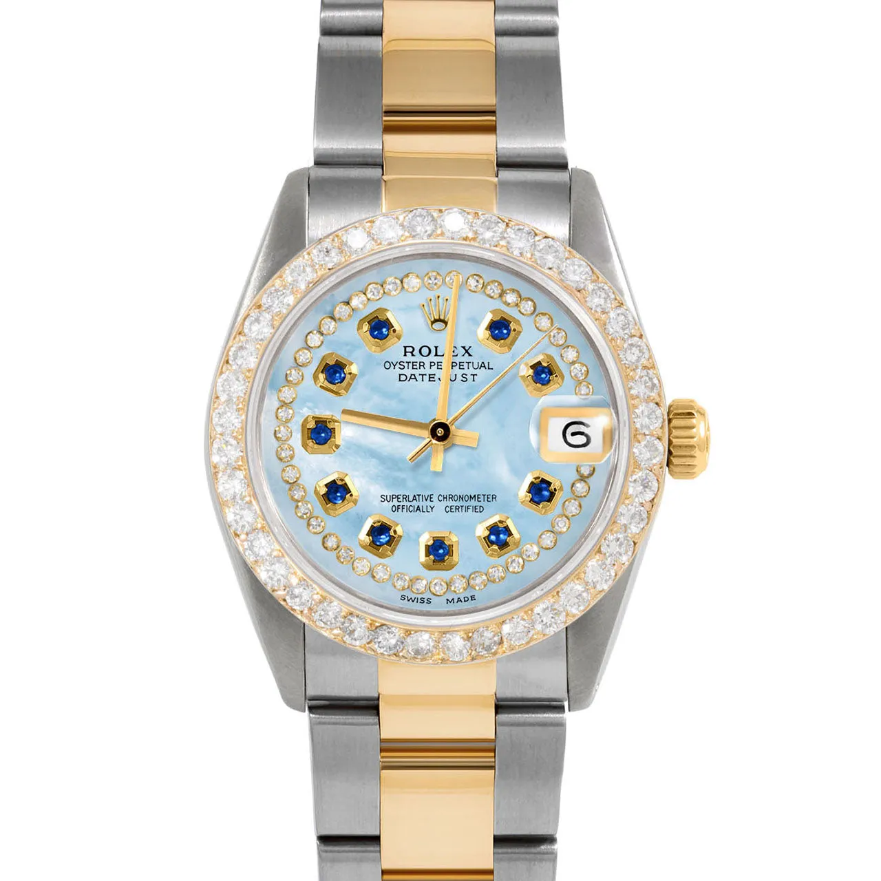 Rolex Datejust 31mm | 6827-TT-LBMOP-STRS-2CT-OYS