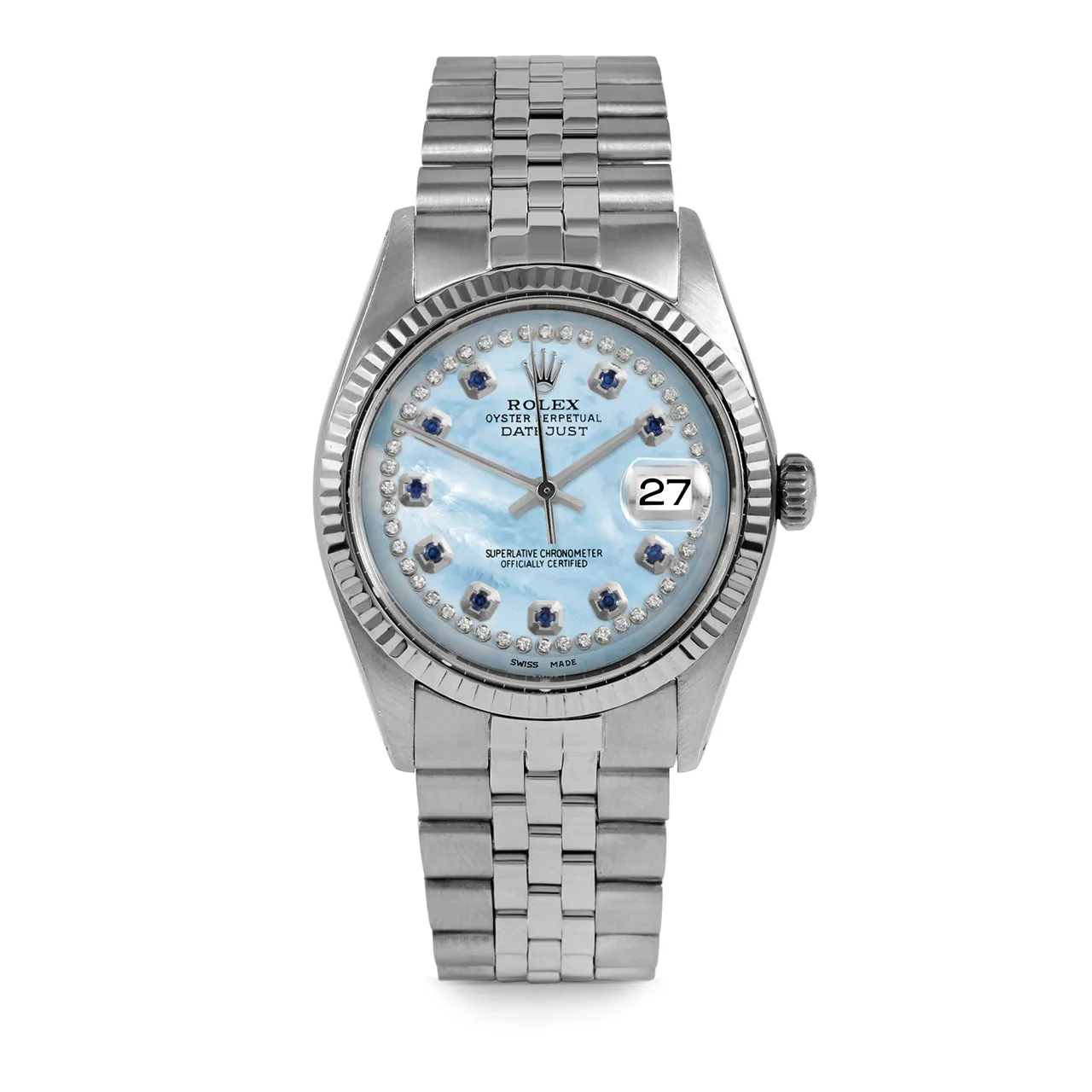 Rolex Datejust 36mm | 1601-SS-LBMOP-STRS-FLT-JBL