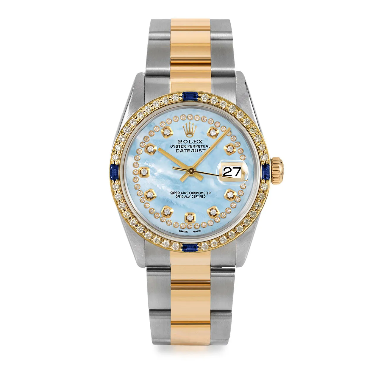 Rolex Datejust 36mm | 16233-LBMOP-STRD-4SPH-OYS