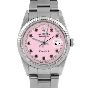 Rolex Datejust 36mm | 16234-PNK-STRR-FLT-OYS