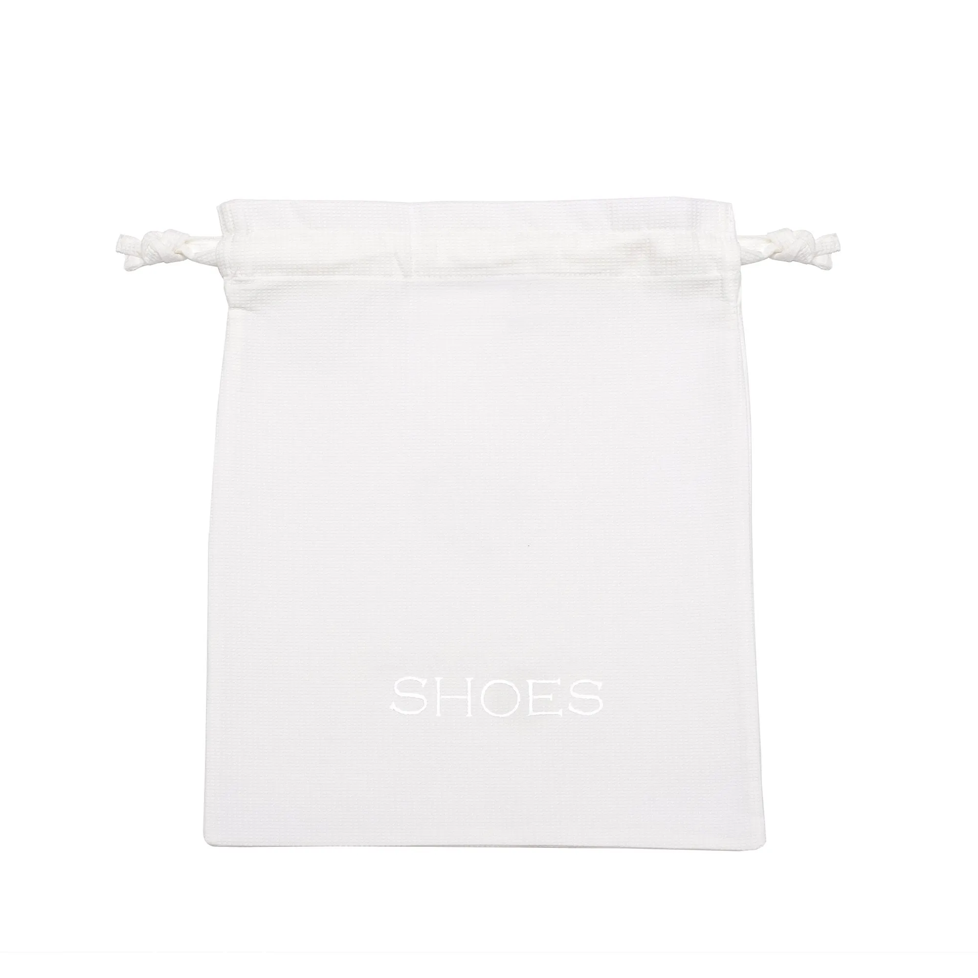 Round Border Personalised Luxury Waffle Laundry, Hairdryer and Shoe Bag Collection