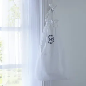 Round Border Personalised Luxury Waffle Laundry, Hairdryer and Shoe Bag Collection