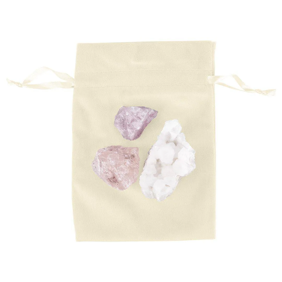 Set of 25 Velvet Drawstring Favor Bags