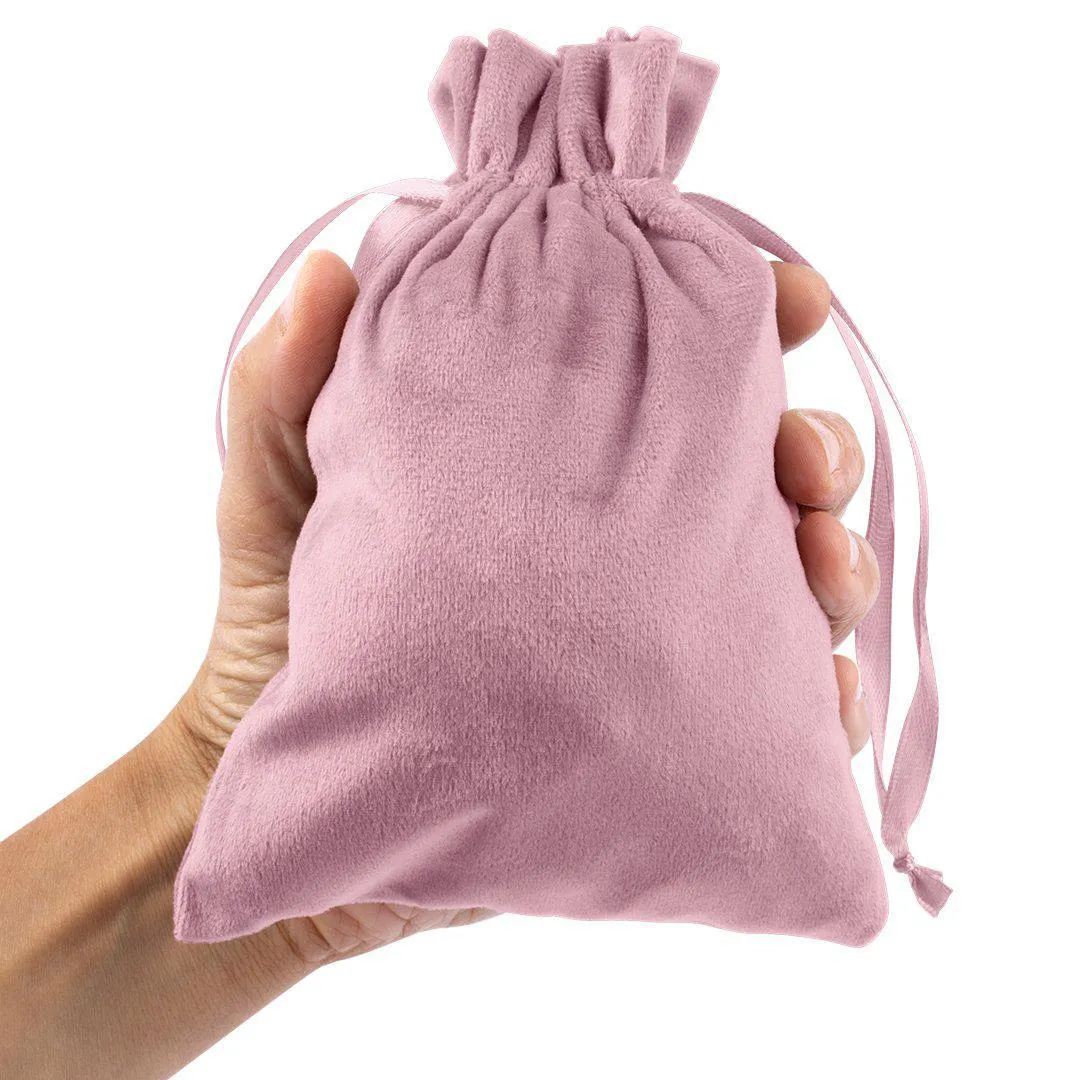 Set of 25 Velvet Drawstring Favor Bags