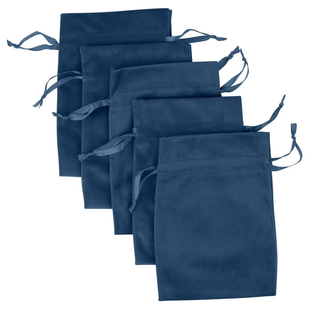 Set of 25 Velvet Drawstring Favor Bags