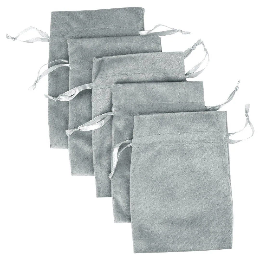 Set of 25 Velvet Drawstring Favor Bags