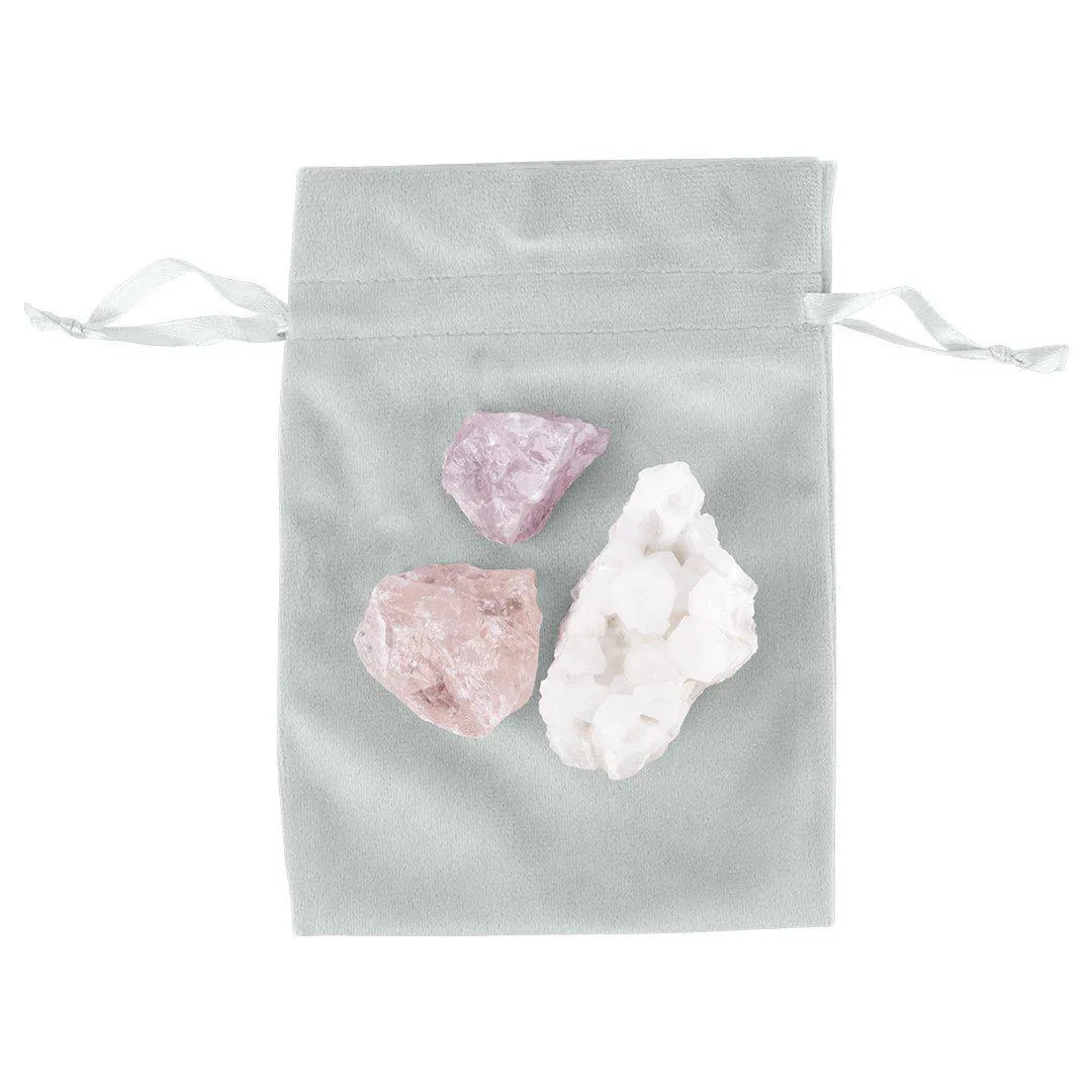 Set of 25 Velvet Drawstring Favor Bags