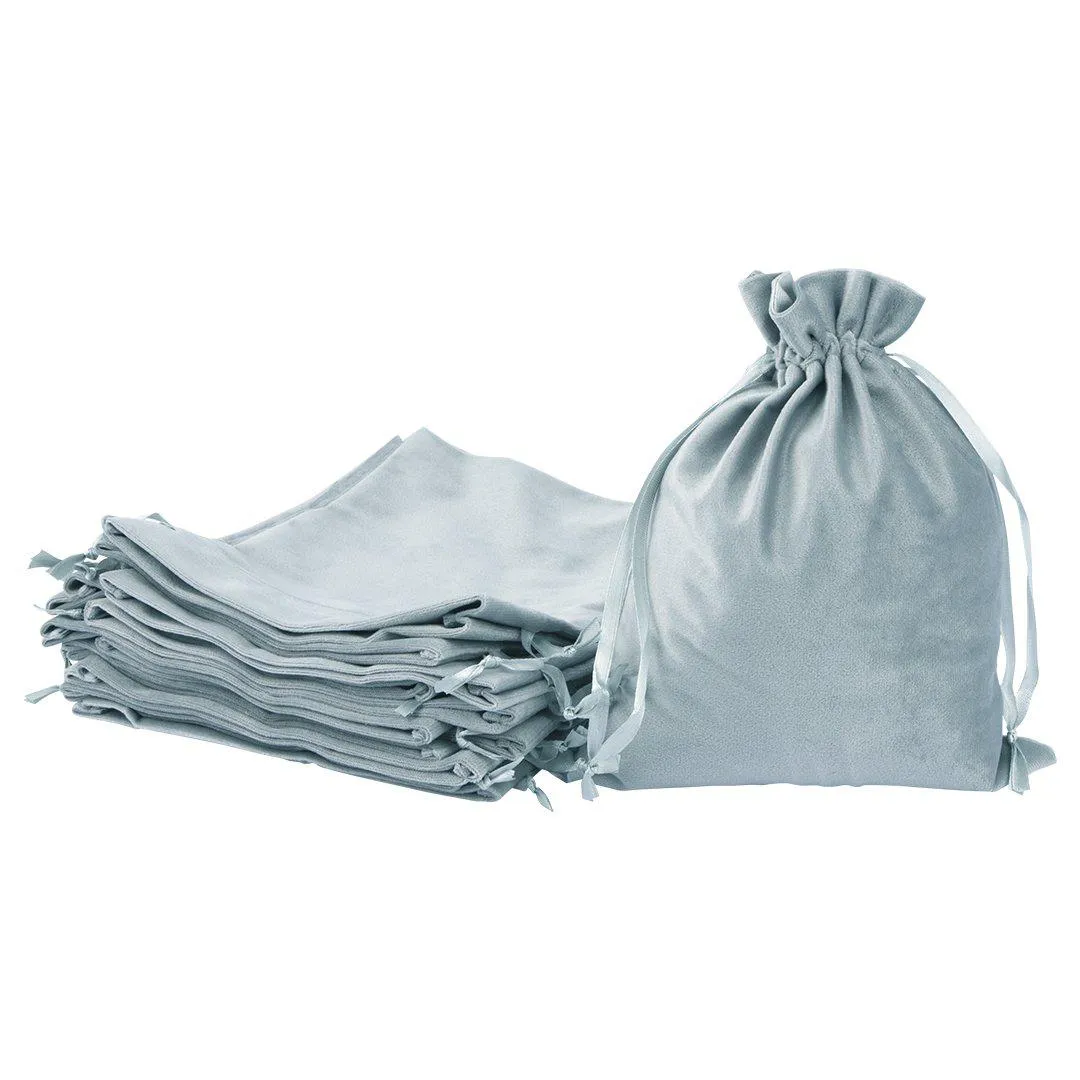Set of 25 Velvet Drawstring Favor Bags