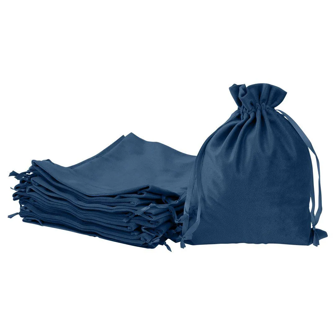 Set of 25 Velvet Drawstring Favor Bags