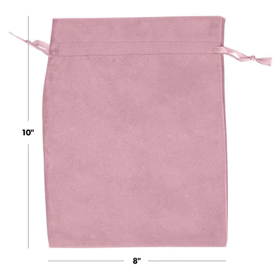 Set of 25 Velvet Drawstring Favor Bags