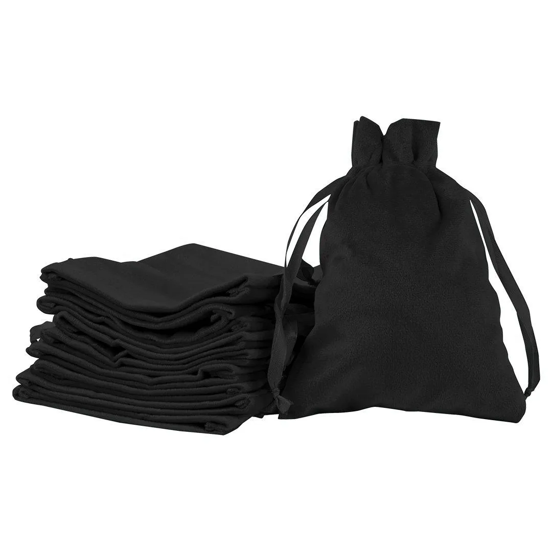 Set of 25 Velvet Drawstring Favor Bags