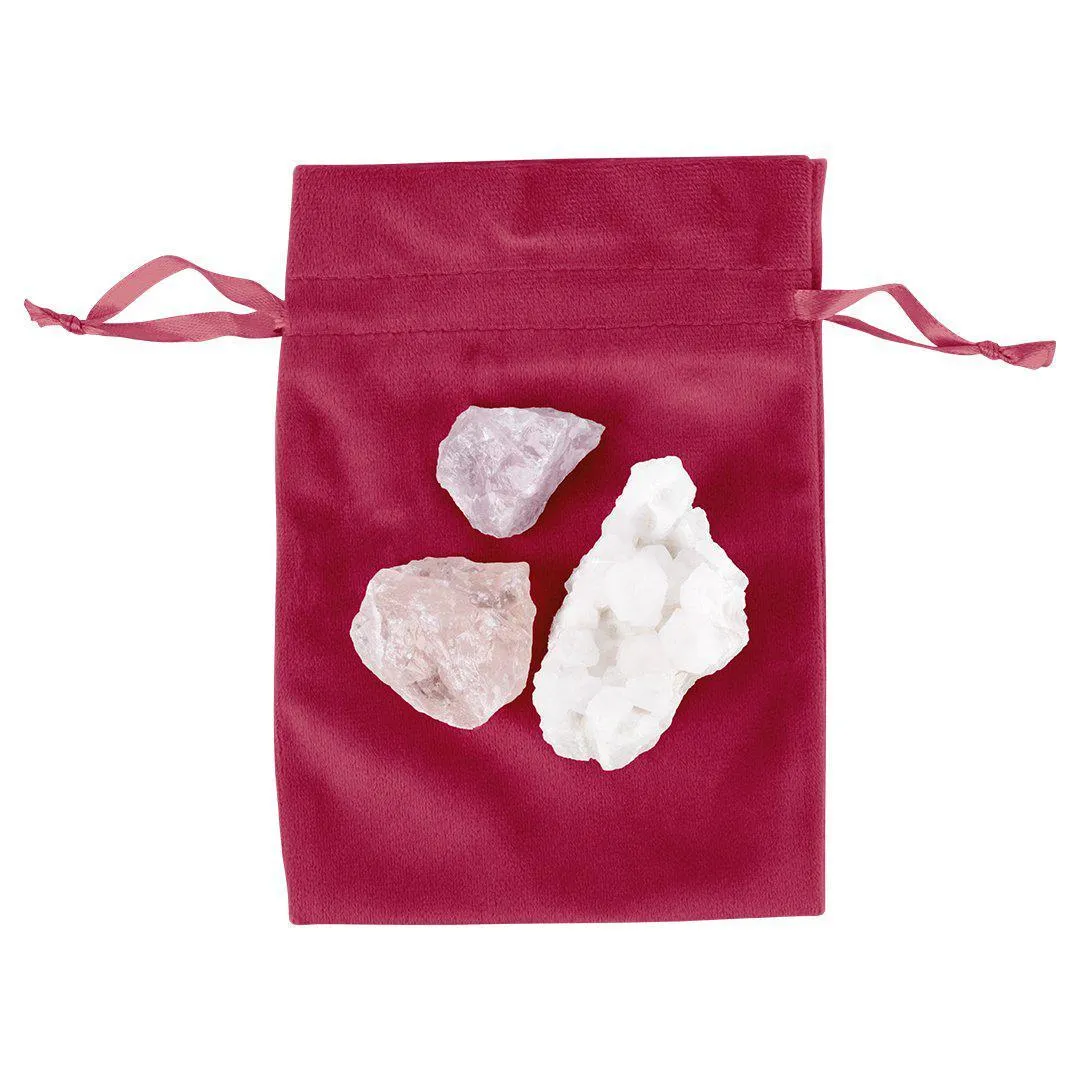 Set of 25 Velvet Drawstring Favor Bags