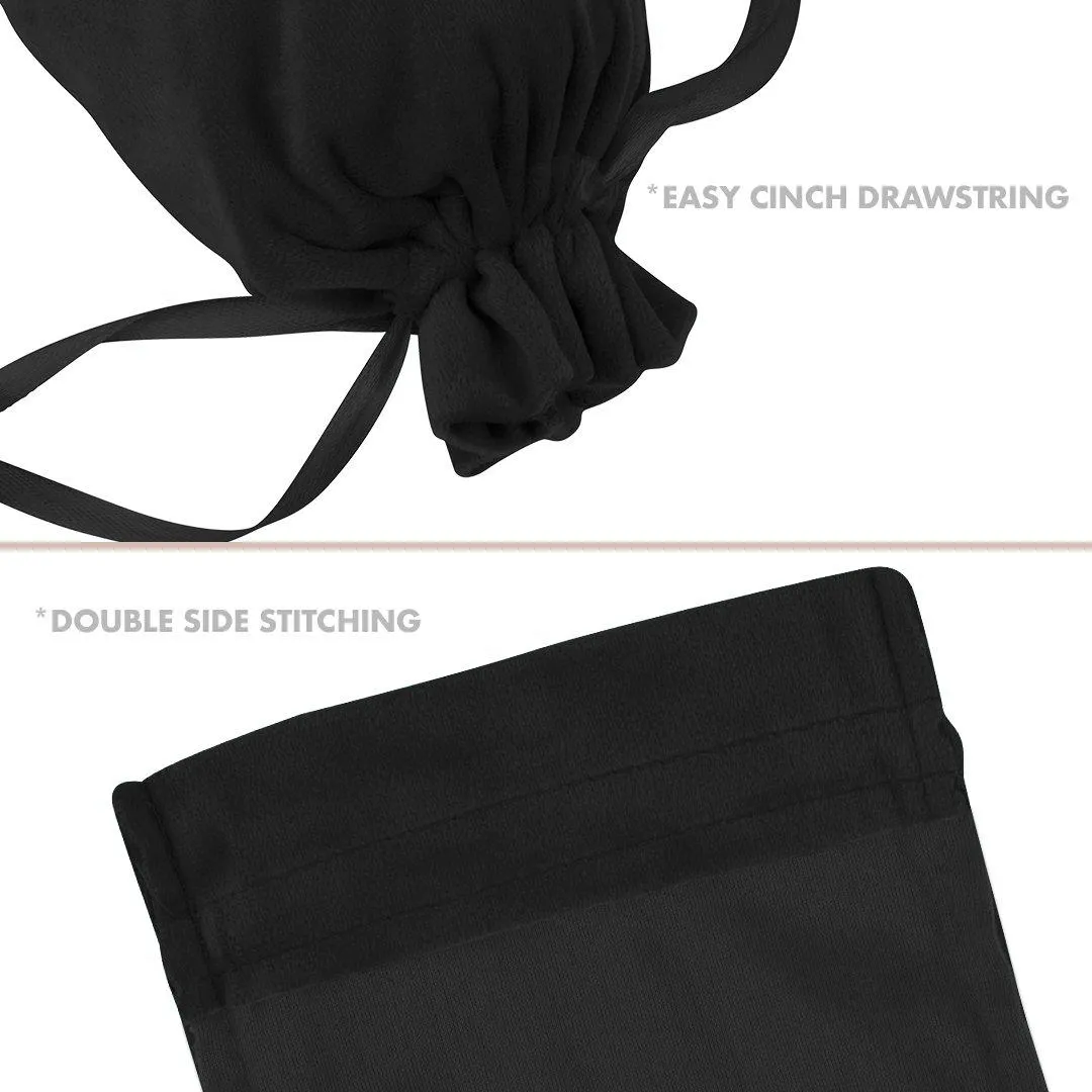Set of 25 Velvet Drawstring Favor Bags