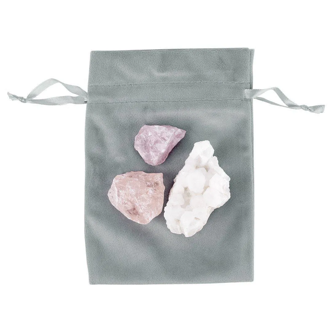 Set of 25 Velvet Drawstring Favor Bags