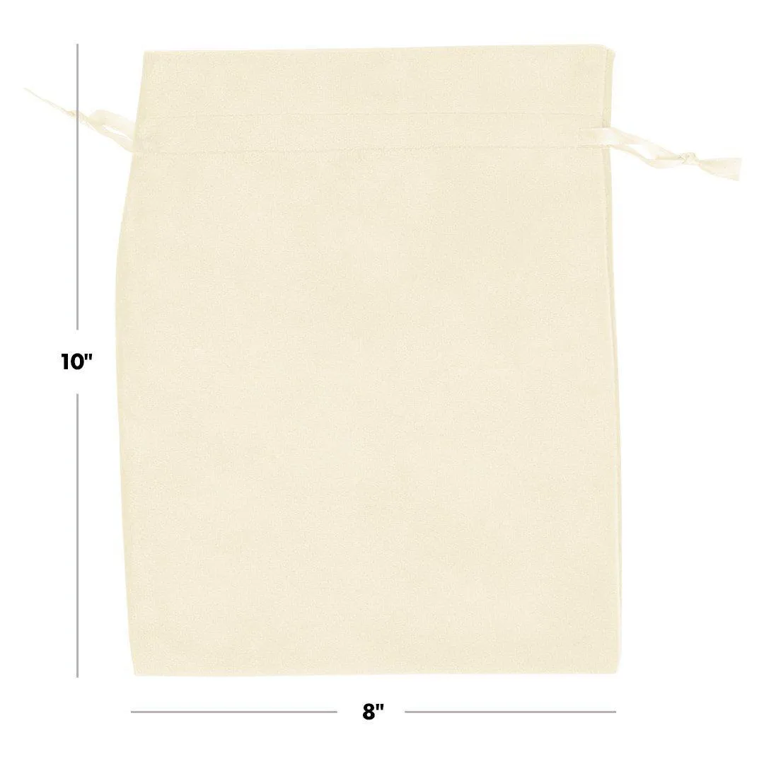 Set of 25 Velvet Drawstring Favor Bags