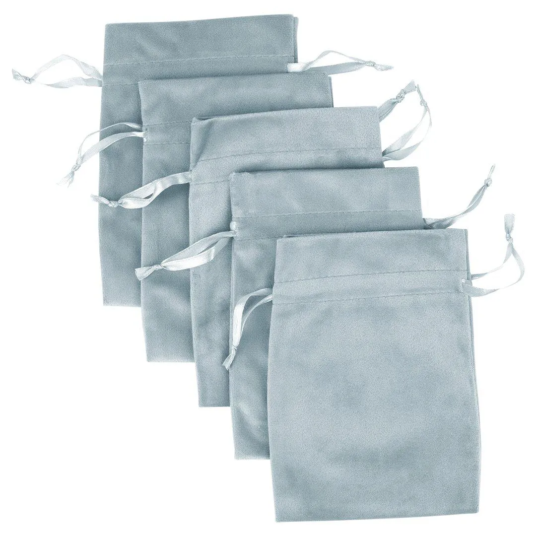 Set of 25 Velvet Drawstring Favor Bags