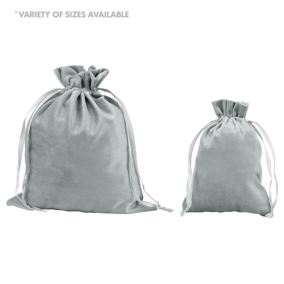 Set of 25 Velvet Drawstring Favor Bags