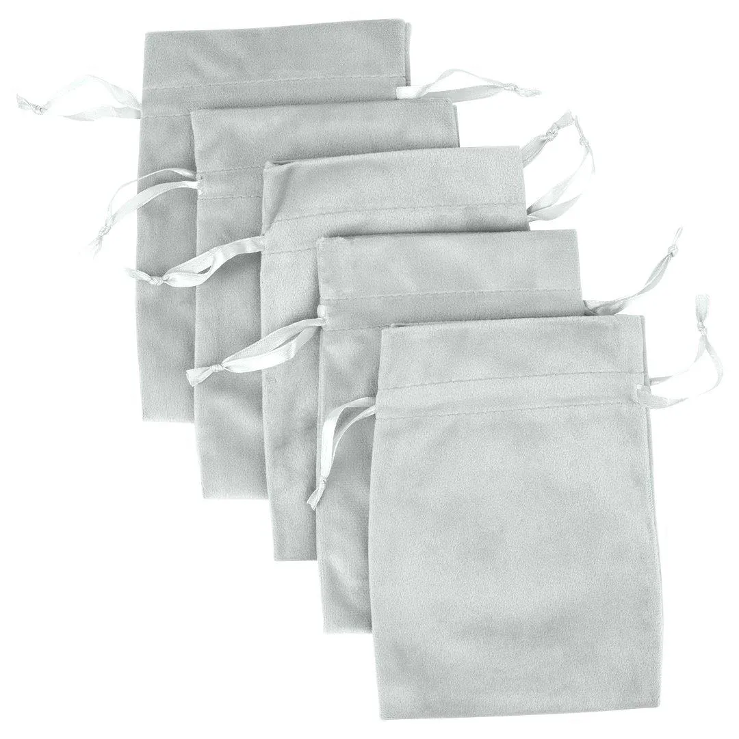 Set of 25 Velvet Drawstring Favor Bags